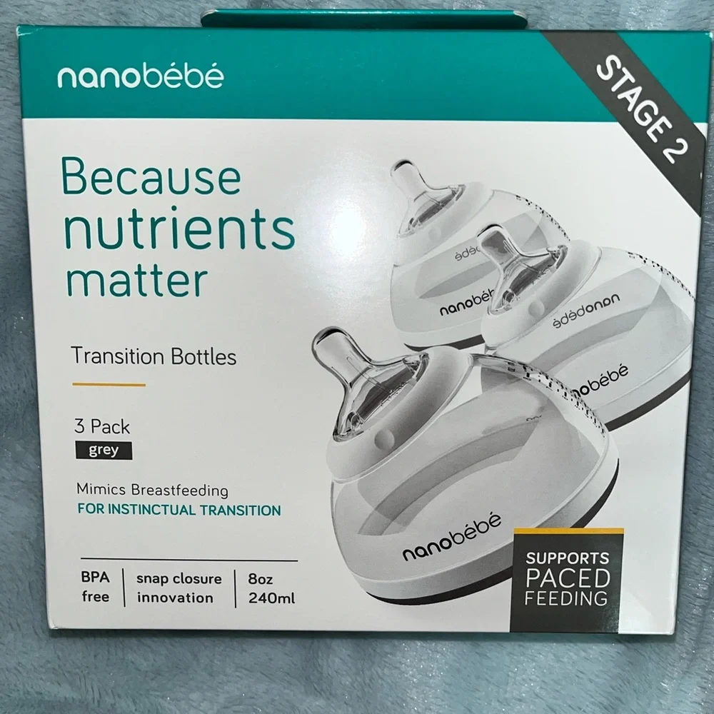 •Nanobebe BreastMilk Bottles Stage2 - Picture 1 of 1